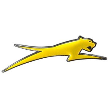 Arctic Cat Aircat Embossed Hood Emblem - Gold with Black Trim