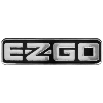 E-Z-GO Embossed Front Cowl Decal - 6 x 1.6-inch