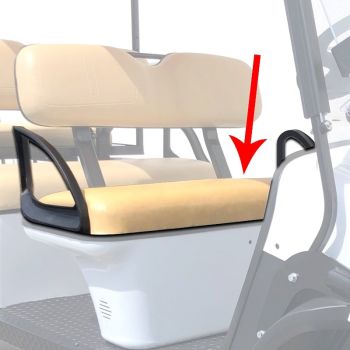 E-Z-GO Pod Seat Bottom Assembly - Tan - 2012-2025 Express S6 L6 Liberty