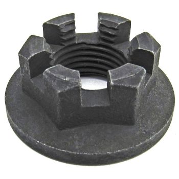 TEXTRON OFF ROAD FLANGED CASTLE NUT, M16 X 1.5