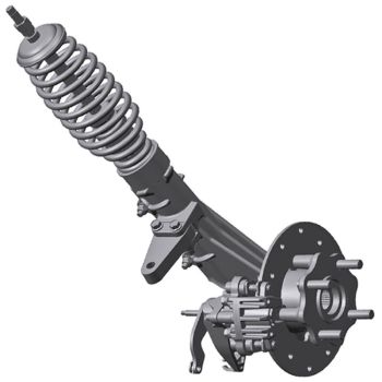 Textron Off Road RH Rear Strut Assembly - 2014-2017 Ambush iS