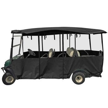 E-Z-GO 116-inch Enclosure - Black - 2012-2021 Express L6 S6