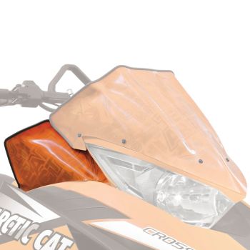 Arctic Cat Team Arctic Windshield Side Deflectors - Orange - 2012-2018 ZR F XF M