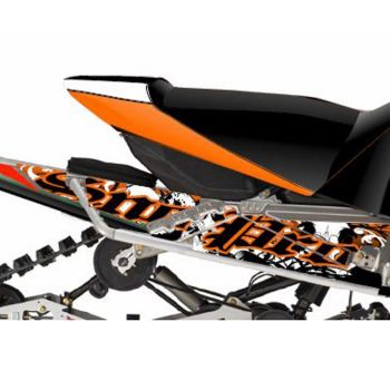 Arctic Cat Tunnel Decal Kit - Annihilator Orange - 2012-2018 ZR F XF M