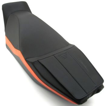 Arctic Cat Heated Seat with Flap - Black & Orange - 2012-2017 F M XF ZR