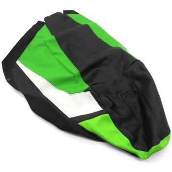 Arctic Cat Seat Cover - Black, White, & Green - 2016 ZR 6000 R SX
