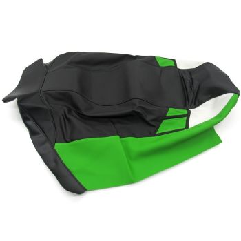 Arctic Cat Mountain Seat Cover - Black, White, & Green - 2012-2017 Models