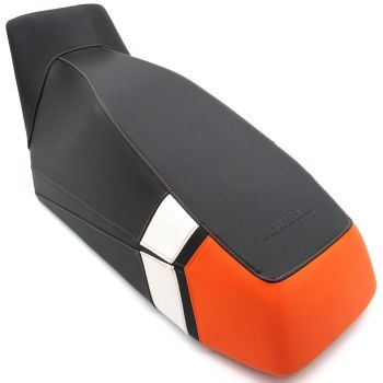 Arctic Cat Mountain Seat - Black, Orange, & White - 2012-2017 F M XF ZR
