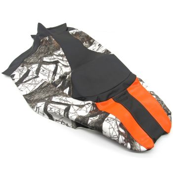 Arctic Cat ProCross Seat Cover - Black, Orange, & Camo - 2014-2018 XF ZR 3000 7000