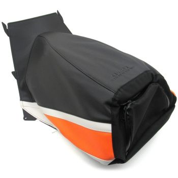 Arctic Cat Mountain Seat - Black, White, & Orange - 2018-2024 M