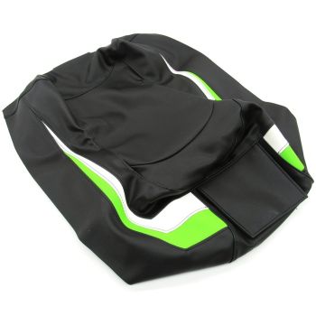 Arctic Cat Seat Cover - Black, White, & Green - 2000-2026 120