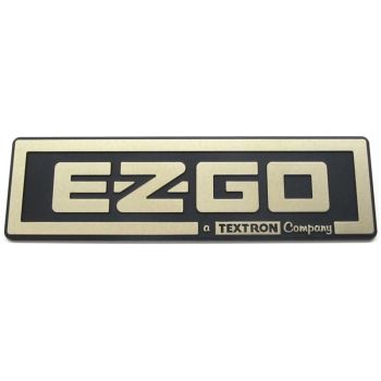 E-Z-GO Gold Nameplate - 1994-2014 Models