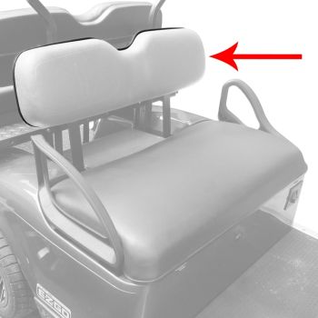 E-Z-GO Seat Back Assembly - Gray - 1994-2025 Express Shuttle TXT