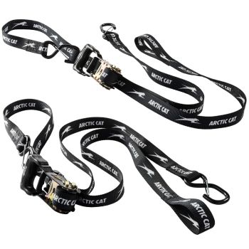Arctic Cat Ratchet Tie-Downs Straps - Black