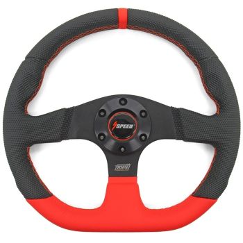 Arctic Cat MPI GT1-13 High Grip Steering Wheel & Hub - Black & Orange - Wildcat