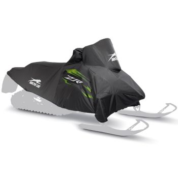 Arctic Cat ZR Sno Pro Premium Cover - Black & Green - 2012-2027 F XF ZR 128-137-inch