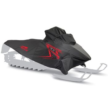 Arctic Cat Hardcore Premium Cover - Black & Red - 2012-2024 M XF-HC 141-165-inch