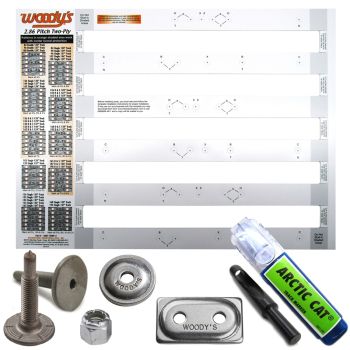 Arctic Cat Woody's 1.325 inch Signature Series 2-Ply Track Stud Kit - 135 Pack