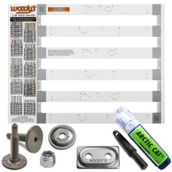 Arctic Cat Woody's 1.075 Signature Series 2-Ply Track Stud Kit - 135 Pack