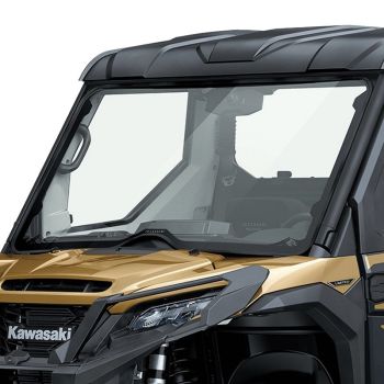Kawasaki Full Glass Windshield - 2024-2027 Ridge