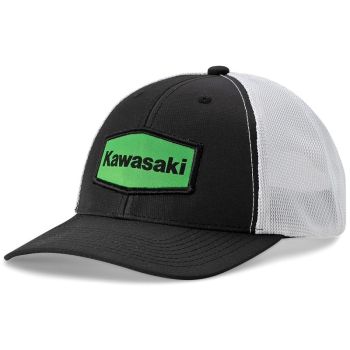 Kawasaki Logo Fan Cap - Black & White