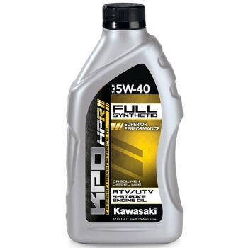 Kawasaki KPO 5W-40 Synthetic 4-Stroke ATV/UTV Engine Oil - Quart