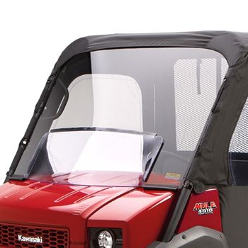 Kawasaki Full Poly Windshield - 2009-2026 Mule 4000/4010