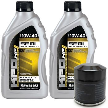 Golf Cart 10W-40 Oil Change Kit - E-Z-GO with Kawasaki Engine