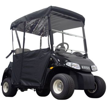 Pro-Fit 2-Passenger Enclosure - Black - E-Z-GO 2008-2023 RXV