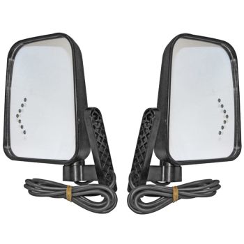 Pro-Fit Side View Mirror Kit with LED Turn Signals