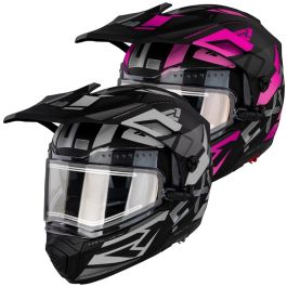 FXR Maverick X Modular Helmet with Electric Shield - Titanium, Black ...