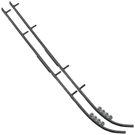 Arctic Cat 4 inch Carbide Wearbars (Pair) - 4-Bolt Steel Ski