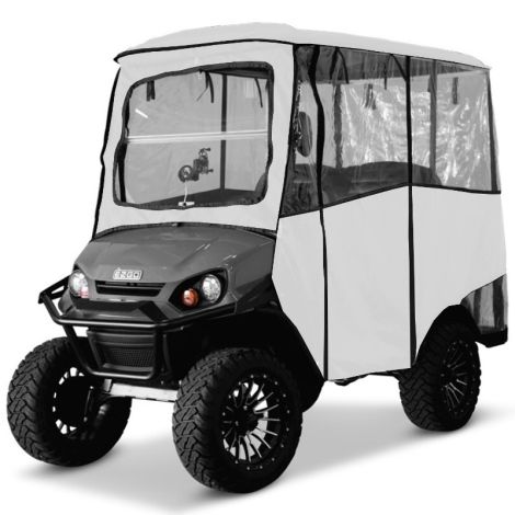 E-Z-GO 4-Passenger 80-inch Enclosure - White - 2021-2025 Express S2 S4 2 4