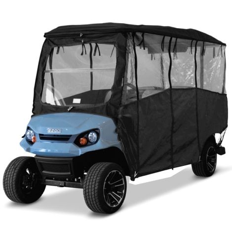 E-Z-GO 6-Passenger 116-inch Enclosure - Black - 2021-2027 Express L6 S6 6