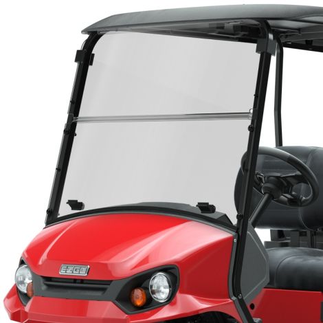E-Z-GO Tinted Split Windshield Kit - 2021-2026 Express & Liberty with Modular Canopy