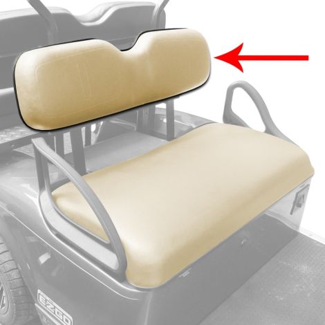 E-Z-GO Seat Back Assembly - Tan - 1994-2025 Express Shuttle TXT