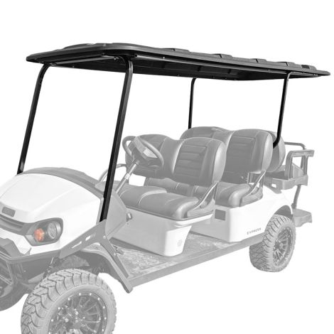 E-Z-GO Ribbed Suntop Roof Kit - Black - 2021-2027 Express S6 L6 6