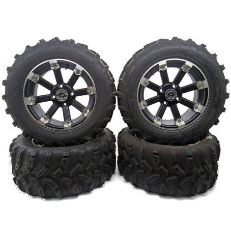 Arctic Cat 26-inch Trailfinder Tires & 15-inch 393 Wheels - 2012-2019 Wildcat