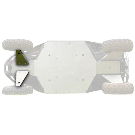 Arctic Cat Aluminum Front A-Arm Guards - 2014-2020 Wildcat Trail