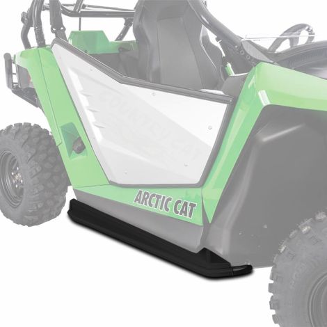 Arctic Cat Black Steel Rock Sliders - 2014-2020 Wildcat Trail & Sport