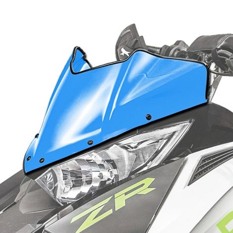 Arctic Cat Low Sno Pro Windshield - Skye Blue - 2014-2027 BC M NOR PTA Riot XF ZR - Blemished