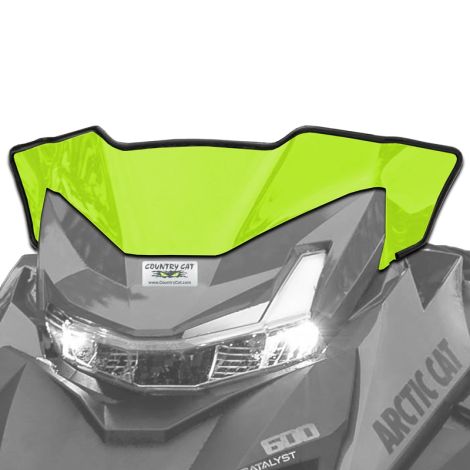 Arctic Cat Low Sno Pro Windshield - Medium Green - 2024-2027 Catalyst