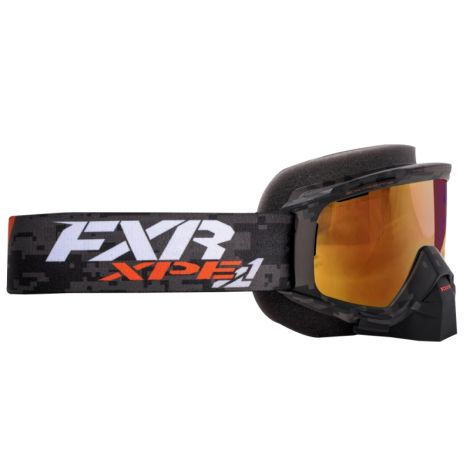 FXR Mission XPE Goggles - Black & Orange with Solstice lens