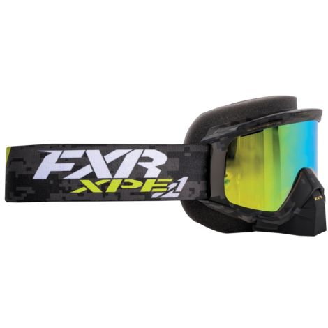 FXR Mission XPE Goggles - Black & Hi-Vis with Lazer Lens
