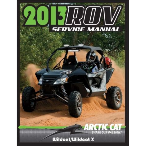 Arctic Cat Service Manual - 2013 Wildcat