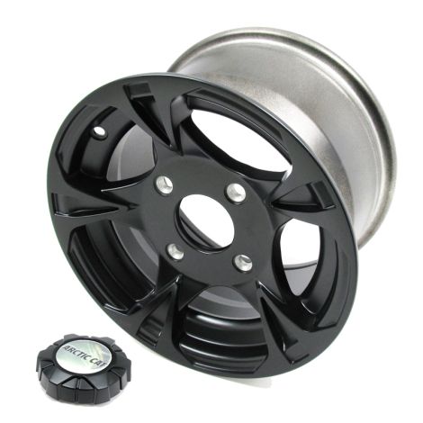 ARCTIC CAT ALUM-REAR WHEEL MATTE BLK (12X7.5)