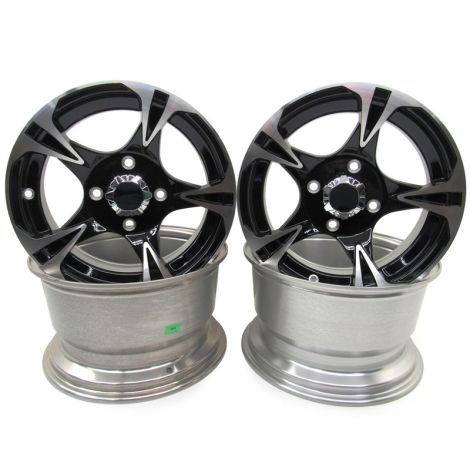 Arctic Cat Black Magic 14-inch Aluminum Wheel Set - 2002-2024 Models