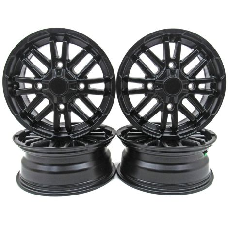 Arctic Cat 15x6 Black Wheel Set - 2018-2024 Wildcat XX