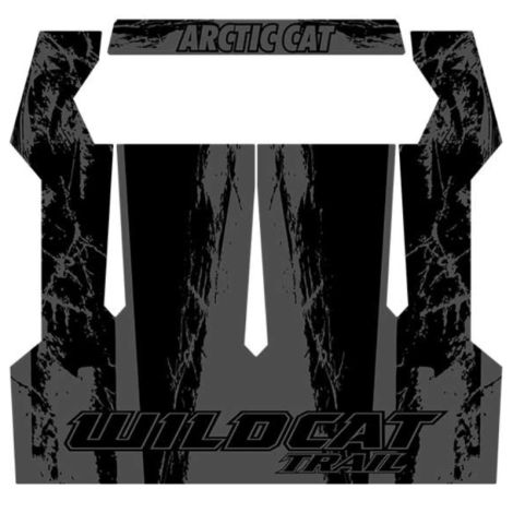 Arctic Cat Black Wrap for Aluminum Roof - 2014 Wildcat Trail XT