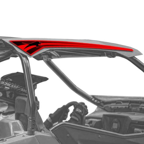 Arctic Cat Red Graphic for 2436-400 Hard Top Roof - 2014-2020 Wildcat Trail & Sport